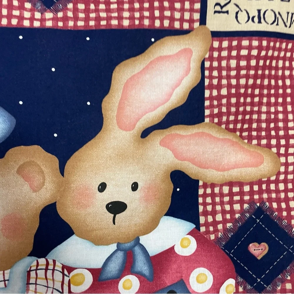 Vintage 1997 Daisy Kingdom Quilt Panel Fabric Project Applique Sew Baby #K34